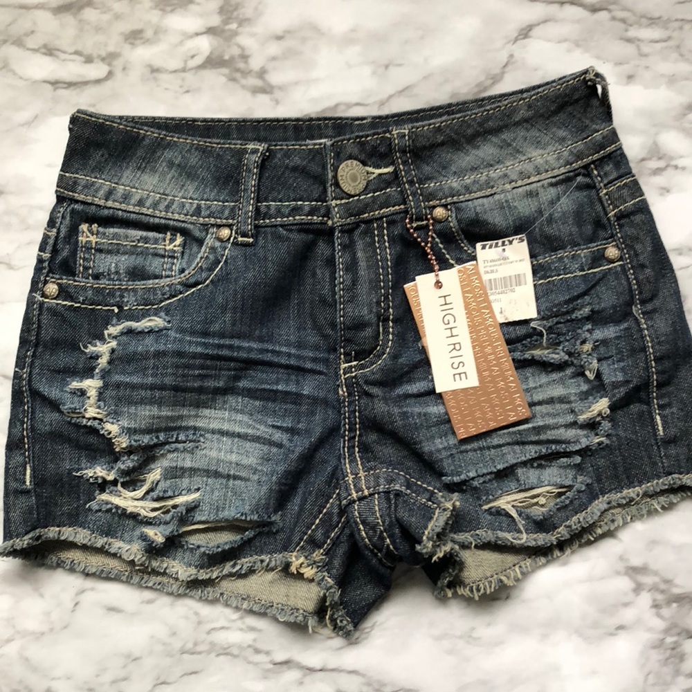 Almost Famous High Rise Denim Shorts